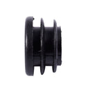 12 Pcs Chair Table Legs 22mm Dia Cap Round Ribbed Tube Tubing Insert Q5R5