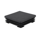 2 Pcs 70mm x 70mm Plastic Square Caps Tube Pipe Inserts End Blanking P3Q1