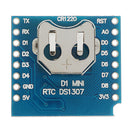 10Pcs LILYGO RTC DS1307 Real Time Clock + Battery Shield For WeMos D1 Mini Development Board