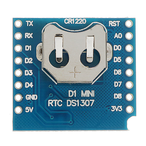 10Pcs LILYGO RTC DS1307 Real Time Clock + Battery Shield For WeMos D1 Mini Development Board