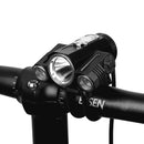 XANES 360 Rotation 400 LM Waterproof Bike Light T6+2XPE 4 Modes Head Lamps Handfree Aluminum Alloy