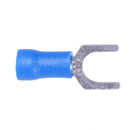 100pc Insulated Fork Spade Wire Connector Electrical Crimp Terminal 14-16AW