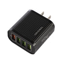 Bakeey QC3.0 3A 4USB Fast Charging USB Charger Adapter For iPhone 8Plus XS 11Pro Huawei P30 Pro Mate 30 Oneplus 7