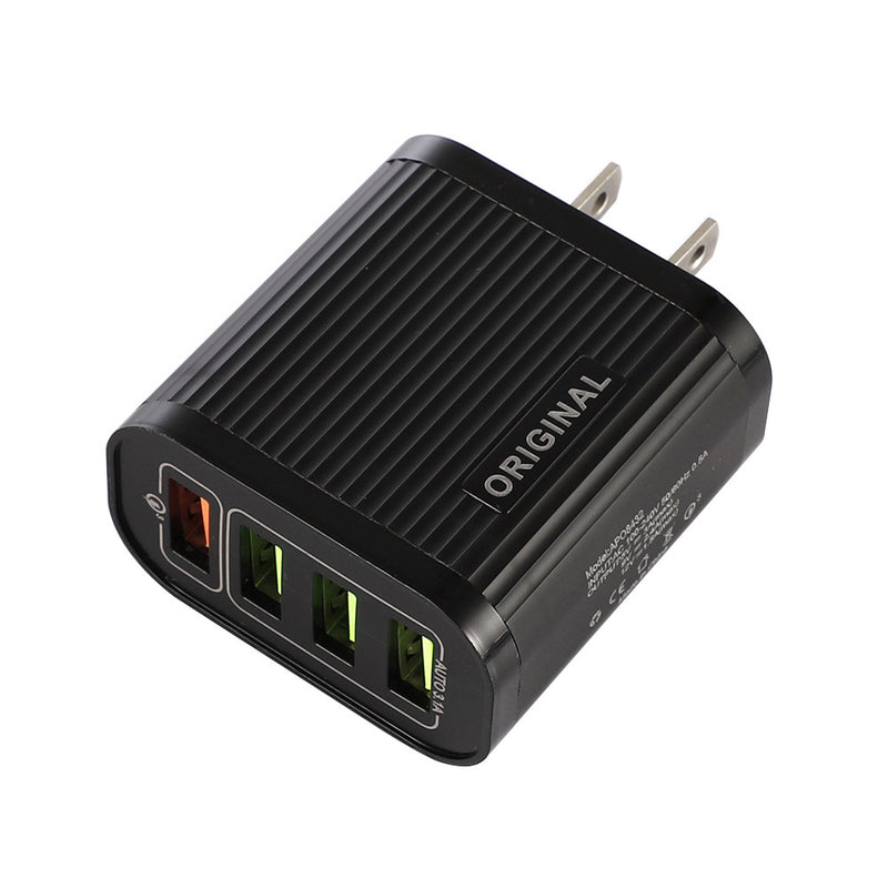 Bakeey QC3.0 3A 4USB Fast Charging USB Charger Adapter For iPhone 8Plus XS 11Pro Huawei P30 Pro Mate 30 Oneplus 7