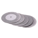 5pcs 50mm Diamond Cutting Discs & Drill Bit For Rotary Tool Glass Metal R3L7