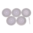 5pcs 50mm Diamond Cutting Discs & Drill Bit For Rotary Tool Glass Metal R3L7