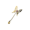 KCASA Tea Spoon Three-dimensional Butterfly Creative Design Elegant Aluminum Alloy Coffee Tea Spoon