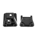 Plastic Sliding Barn Door Hardware Wall Guide Bottom Floor Guide w/ Screws