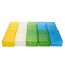 10PCS 18650 16340 CR123A Battery Case Hard PP Holder Storage Color Box E2D7