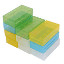10PCS 18650 16340 CR123A Battery Case Hard PP Holder Storage Color Box E2D7
