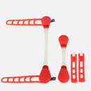 BIKIGHT Bike Tail Light 2 Modes 300 Lumens CR2032 Battery Silicone Strap Light Cycling Night Lamp