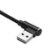 APPACS Double Right Angle Cable Type C to USB Tablet Cable -1M