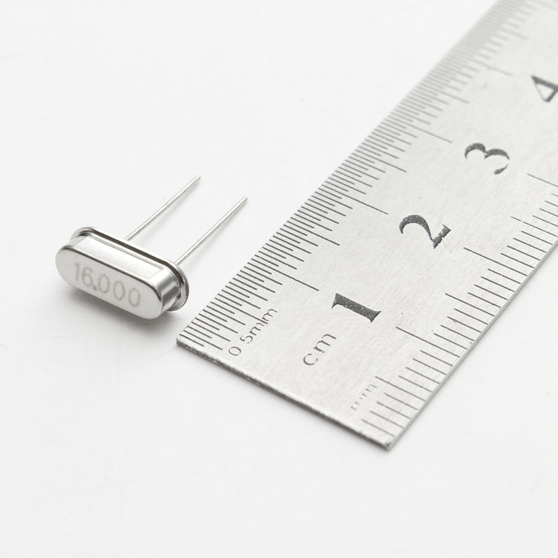 50Pcs HC-49S 16MHz 16 MHz 16M Hz 16.000M Mini Passive Resonator Quartz Crystal Oscillator