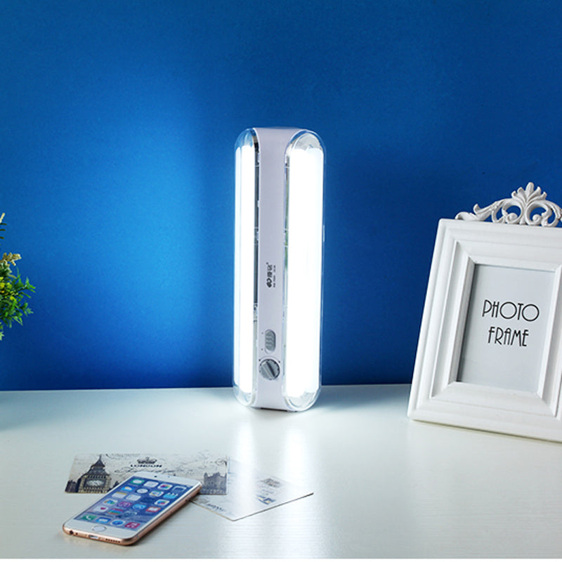 KM-7669 96 LEDs Outdoor Camping Double Sided Lighting Portable Emergency Flashlight 4400mAh Battery