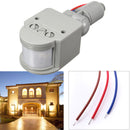 LED 110V-240V Infrared PIR Motion Sensor Detector Wall Light Switch 140Degree 12M