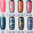 DIY Marbling Granite Sfumato Soak Off Painting Drawing Nail Art UV Gel Polish