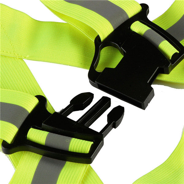 Unisex Night Cycling Riding Running Outdoor Sports Reflective Safety Vest Yellow