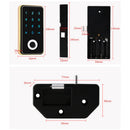 Small Smart Electronic Password Keyless Mini Biometric Fingerprint Cabinet/Door/Wardrobe/Drawer Locker Lock For Home/Office/Gym
