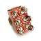 Wendao KN-1322 ON/OFF/ON AC 250V 15A 6 Pins Toggle Rocker Switch 5pcs