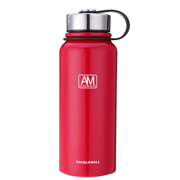 800ML Double Walled Water Bottle Vacuum Flasks Insulated Stainless Steel Drinks Bottle