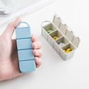 IPRee PP Travel Portable Pill Case 4-Slots Pill Box Tablet Storage Organizer Container Case