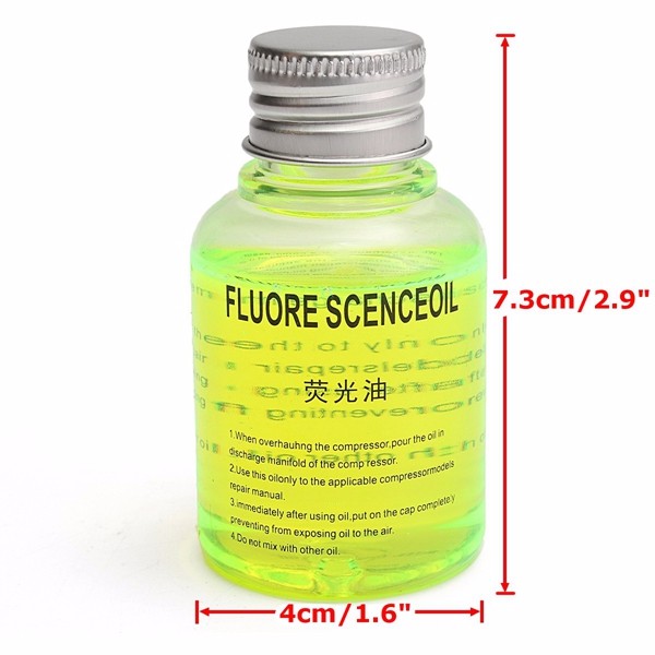 Fluorescent Oil Leak Detection Leak Test UV Dye For Car A/C Pipeline Fuel Coolant Hydraulics Repair