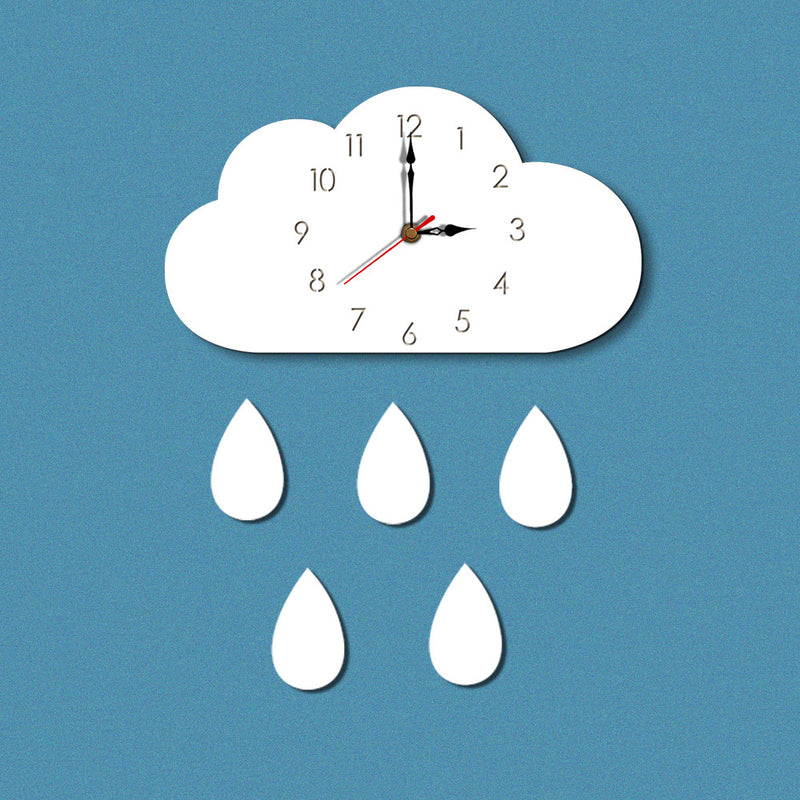 Cloud Wall Clock Home Cartoon Living Room Creative Wall Clock