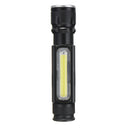 Elfeland  T6 2000LM 3Modes Magnetic Tail Rechargeable Zoomable LED Flashlight