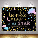 Photography Backdrop Twinkle Little Star Background Kids Birthday Photo Studio Decorations