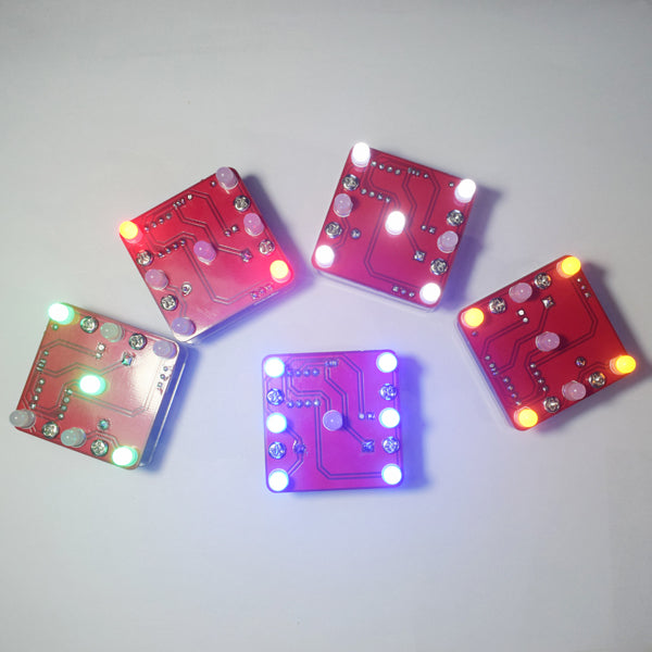 Geekcreit DIY Shaking LED Dice Kit With Small Vibration Motor