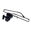 9892A Single Eye Headband Magnifier 20X Eye Type LED Light Source Repair Clock Magnifying Glass Micr
