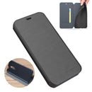 For OnePlus 7 Pro Case Bakeey Flip with Stand Card Slot Full Body Brushed Leather Shockproof Soft Protective Case