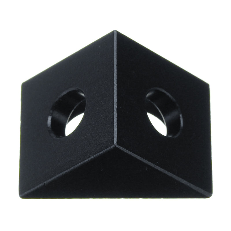 Aluminum Black Angle Corner Connector For 20mm Profile Extruder 3D Printer Part