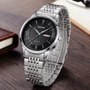 DOM M-11D Casual Super Slim Men Watch 3ATM Waterproof Date Week Display Quartz Watch
