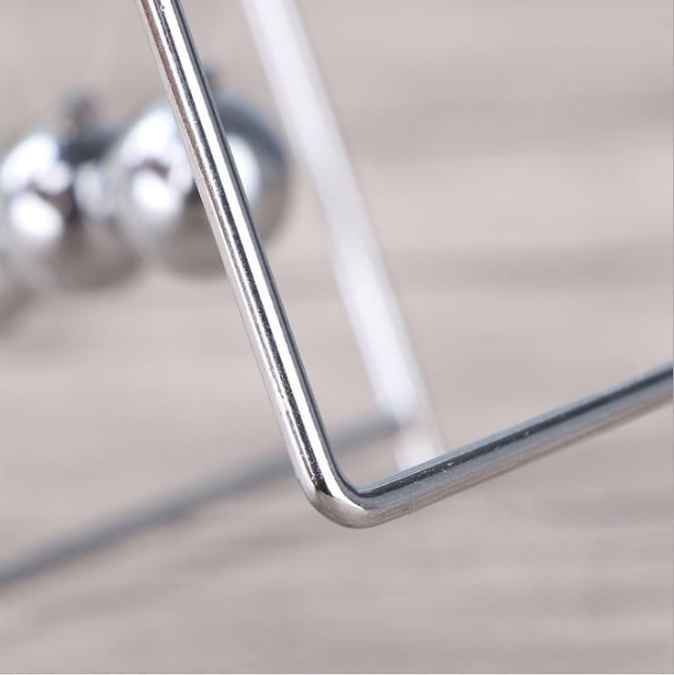 Stainless Steel Retro Metal Balls Toys Metal Stents Newton Pendulum Balls Desk Ornaments Decorations