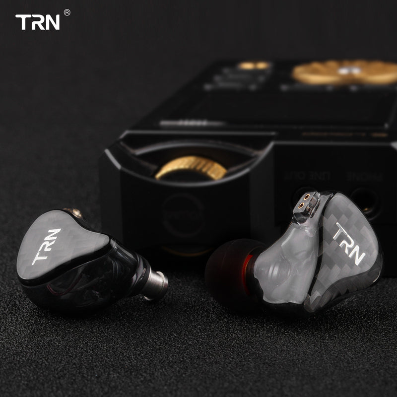 TRN H2 In-ear Heavy Bass HiFi Wired Control Earphone Headphone Dynamic Drive Detachable 2Pin Headset