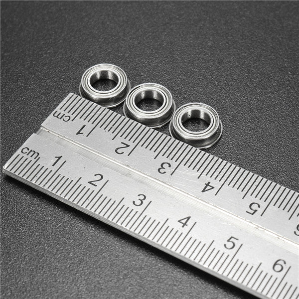 10pcs MF106ZZ 6x10x3mm Flange Ball Bearing