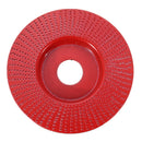 Drillpro 110mm Tungsten Carbide Wood Shaping Disc Carving Disc 22mm Bore Sanding Grinder Wheel for 115 125 Angle Grinder