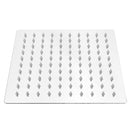 8 Inch Square Ultra Thin Stainless Steel Bathroom Rainfall Shower Head Top Sprayer