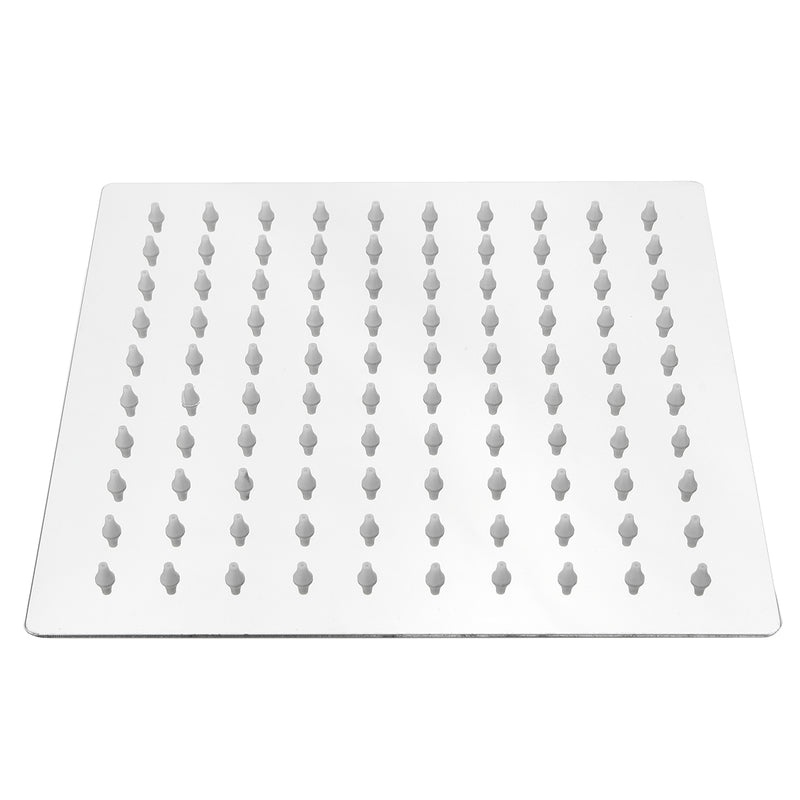 8 Inch Square Ultra Thin Stainless Steel Bathroom Rainfall Shower Head Top Sprayer