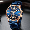 CURREN 8348 Full Steel Watch Band Quartz Watch Luminous Display Business Men Watch