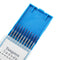 10Pcs TIG Welding Tungsten Electrodes 2% Lanthanated 1/16" x 6" Blue Tip WL20 Assorted Welding Rods
