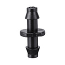 50Pcs 1/4 Inch Irrigation Connector Straight Barbed Double Way Joint Drip Irrigation 4/7 Hose Connector Hose Barb