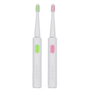 Travel Rechargeable Ultrasonic Electric Toothbrush Waterproof 3 Cleaning Mode Teeth Clean+ 4 Heads