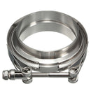 3.5 Inch V-Band Clamp with Flanges Turbo Exhaust Intercooler Down Pipe Stainless 89mm