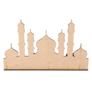 MDF Eid Mubarak Ramadan Islamic Wooden Gift Calendar Sign Tray Decorations