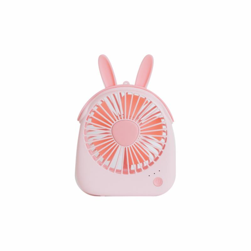 Well Star WT-F14 Portable Handheld Mini USB Fan Chargeable Desktop Air Cooling Fan With Lanyard Desk Mini Fan Dual Use Home Student Portable Desktop Office Fan