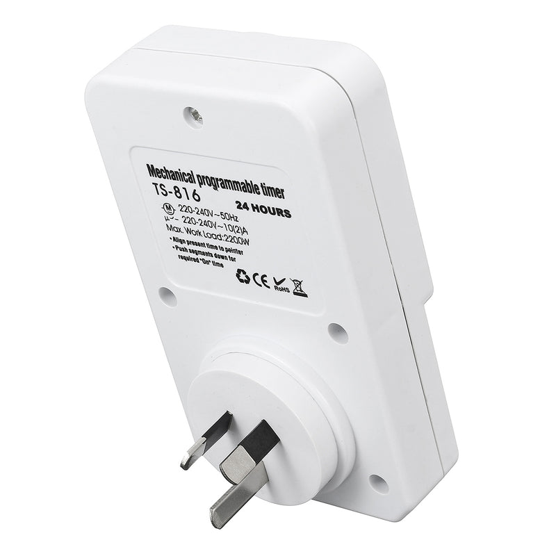 24 Hours Plug-in Timer Switch Mechanical Programmable Socket Electricity Power Switch