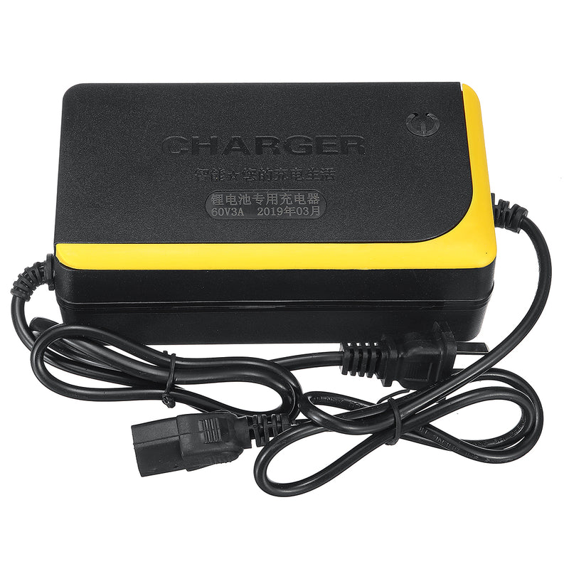 60V 3A Lithium Battery Charger For Skateboard Single-wheeled Electric Bicycle