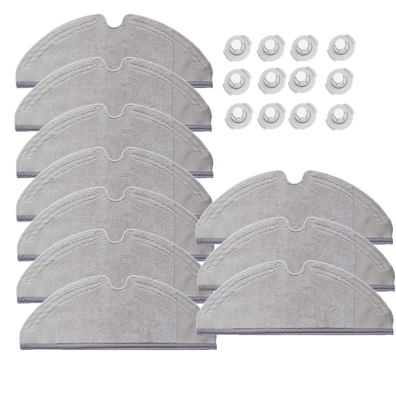 10PCS Mop Cloths 12PCS Water Tank Filters for Roborock Robot Vacuum Cleaner